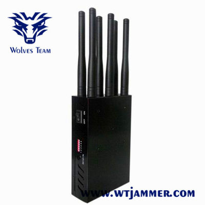 Handheld 12W CDMA GSM 3G 4G 5G WiFi Lojack Signal Jammer