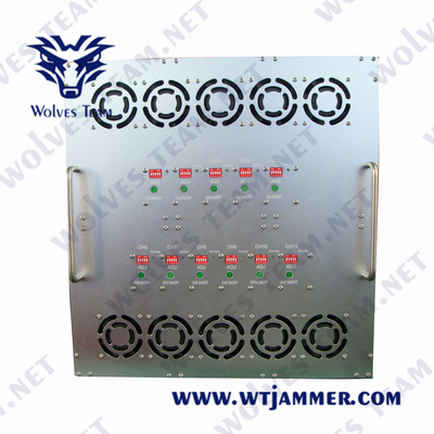 Multi Bands 135-6000Mhz Vehicle Signal Jammer 1000 Meters Range For DDS IED Bomb