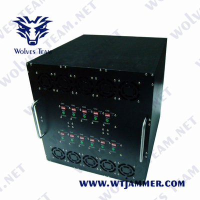 Multi Bands 135-6000Mhz Vehicle Signal Jammer 1000 Meters Range For DDS IED Bomb