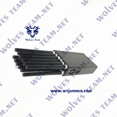 Remote Control Phone Signal Blocker 12 Antennas For 3G 4G 5G WiFi UHF VHF GPS Lojack