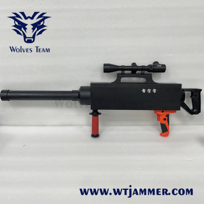 Anti UAV Drone Jammer Gun shape Gps Wifi2.4g 5.8g Signal Blocker 3000 meters range