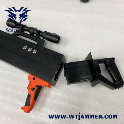 Anti UAV Drone Jammer Gun shape Gps Wifi2.4g 5.8g Signal Blocker 3000 meters range