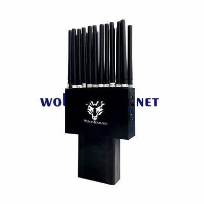 868MHz Indoor 3G 4G 5G Signal Jammer GPS L1 L2 L5 Lojack WiFi GPS RF 22 Bands