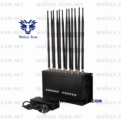 Adjustable Celluar Signal Jammer  GSM CDMA 3G 4G 5G  WIFI GPS Lojack Mobile Phone Jammer 24/7 continuously working goal