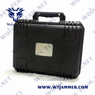 Mobile Phone Bomb Signal Jammer Lojack GPS WiFi Suitcase Portable 2g/3G/4G/5G Signal Jammer