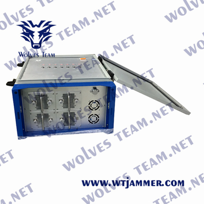 Adjustable 10 Bands Bomb Signal Jammer WIFI VHF UHF Large Jamming Range 500m