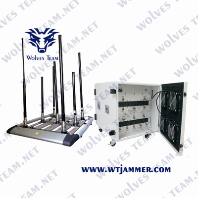 Multi - Band Vehicle Bomb Signal Jammer 20-3600MHz Jammer Machine Monitor Software Function 1000 meters