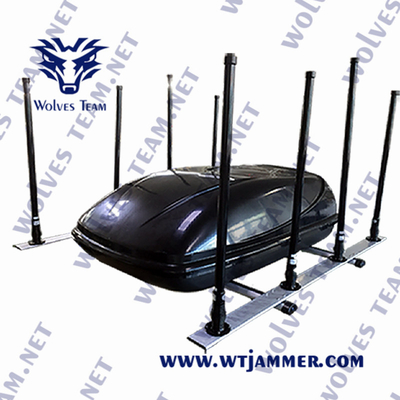 Multi - Band Vehicle Bomb Signal Jammer 20-3600MHz Jammer Machine Monitor Software Function 1000 meters