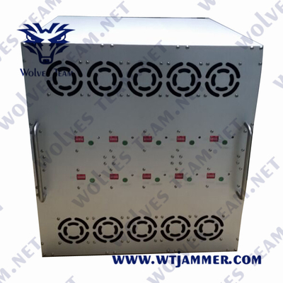 VIP Protection Spy Equipment Cellular Signal Jammer 20-1000MHz 5G WIFI5.8g IED Bomb Jammer