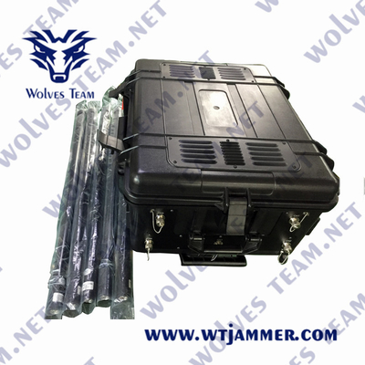 Walky-talky VHF Cellular NMT Portable Wireless Signal Block  Wifi/Bluetooth Powerful UHF VHF signal Jammer