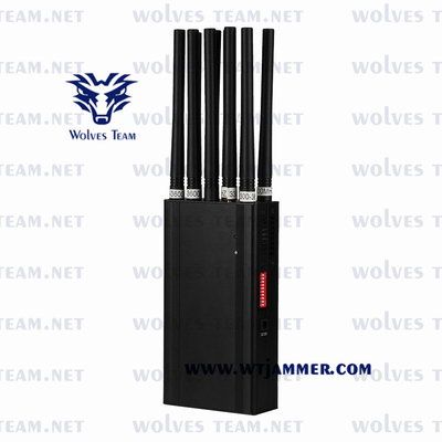 Handheld 16 bands  Mobile Phone GSM 5G Signal Jammer GPS L1/L2/L5 Lojack WiFi UHF VHF Wireless Signal Jammer