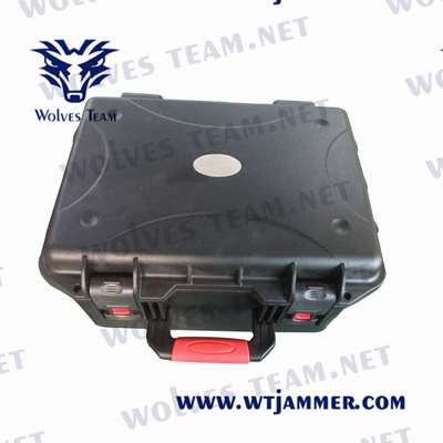 High Power Portable WIFI GPS VHF Mobile phone 5G Signal Jammer Extra Back-pack Battery