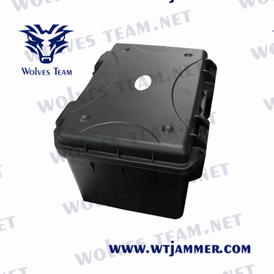 High Power Portable WIFI GPS VHF Mobile phone 5G Signal Jammer Extra Back-pack Battery