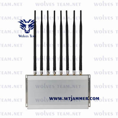 Adjustable Cell Phone Signal Blocker 24 Hours Continuous Operate Time 3G 4GLTE 4GWimax 5G Jammer