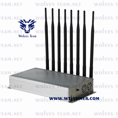 Adjustable Cell Phone Signal Blocker 24 Hours Continuous Operate Time 3G 4GLTE 4GWimax 5G Jammer