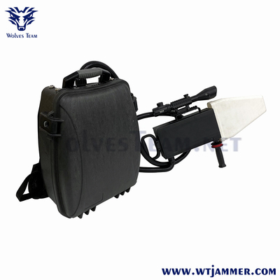 Security Backpack GPS WIFI5.8G Drone Signal Jammer 5000M Military VIP Protection