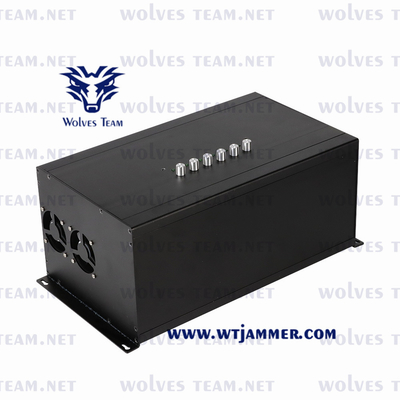 Customized GSM PCS 3G 4G All Cell Phone Signal Jammer 30W Adjustable Power