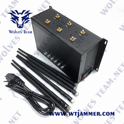 30W 50-70Mhz Low Frequency Signal Jammer Desktop CDMA GSM