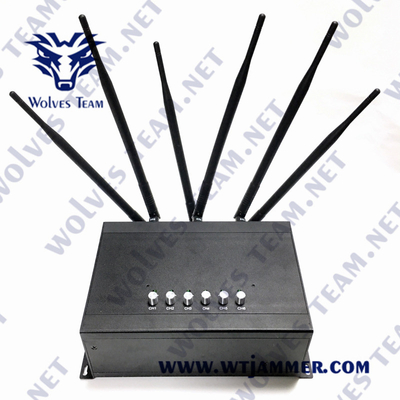 30W 50-70Mhz Low Frequency Signal Jammer Desktop CDMA GSM