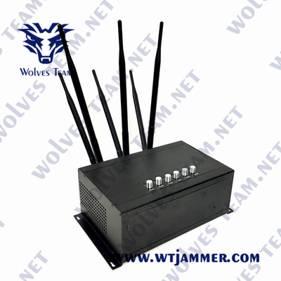 50-70Mhz Low Frequency Indoor Signal Jammer 30W Adjustable Power
