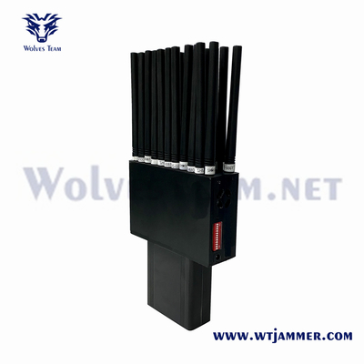 22 Bands 2G 3G 4G 5G  L1 L2 L5 Lojack WiFi GPS Jammer RF 315 / 433 / 868MHz