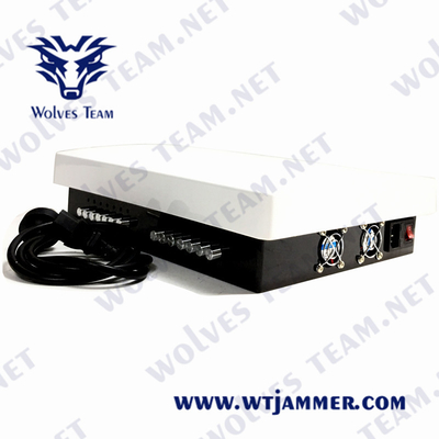3G 4G 5G WIFI GPS VHF UHF Indoor Signal Jammer Built In Antanna