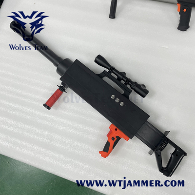 Portable Handheld GPSL1 , WIFI2.4G, 5.8g signal Drone Jammer with Battery work time 1 hour