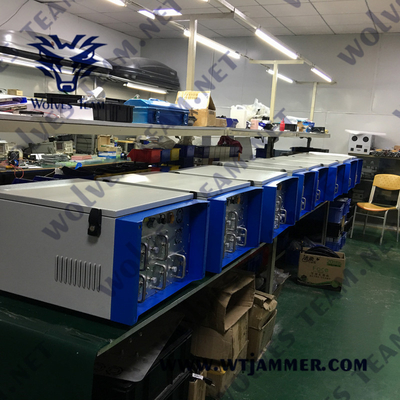 500m Military Signal Jammer Adjustable High Power 600W To 1200W