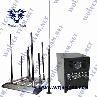 350W Vehicle Tracking Device Jammers GPS WIFI2.4G WIFI5.8G Up To 2000M