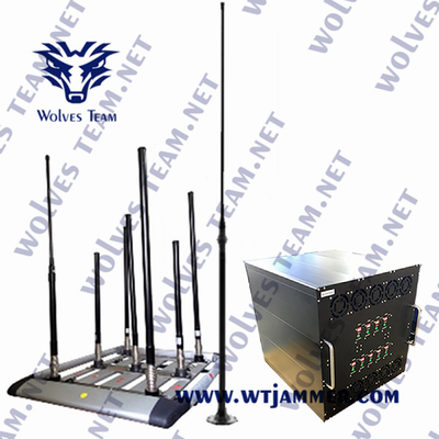 350W Vehicle Tracking Device Jammers GPS WIFI2.4G WIFI5.8G Up To 2000M