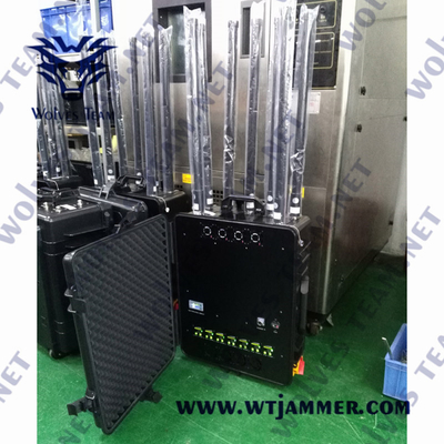 Wartproof IP65 Portable Signal Blocker OME Gun Type Drone Signal Jammer