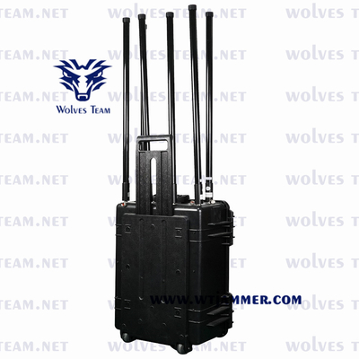 Military Programmable DDS Signal Jammer 20-6000MHz High Gain Omnidirectional Antennas