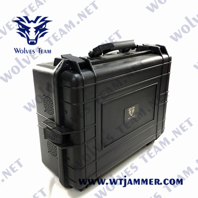 Suitcase UAV Drone Signal Jammer Portable VIP Protection Defence RF GPS WiFi5.8g