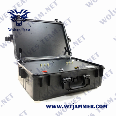 Suitcase UAV Drone Signal Jammer Portable VIP Protection Defence RF GPS WiFi5.8g