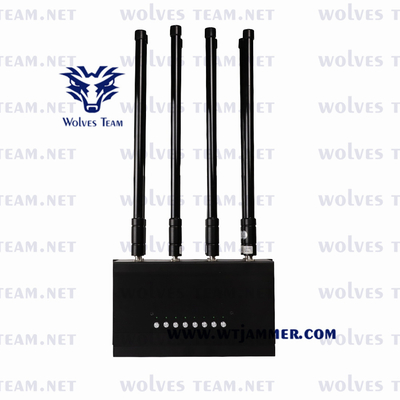 8 Bands Adjustable Customized GSM 2g 3G 4G 5g All Phone Signal Jammer