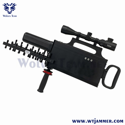 1200 Meters Handheld 4 Bands GPS WiFi5.8g Drone Signal Jammer