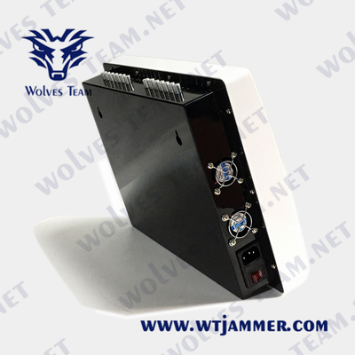 Cellular 700MHz-6000MHz Signal Jammer 100 Meters GSM 3G 4G 5G Mobile Phone Jammer