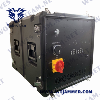 20-6000MHz Vehicle Bomb Jammer GSM 3G 4G Cell Phone Signal Jammer For VIP Leader