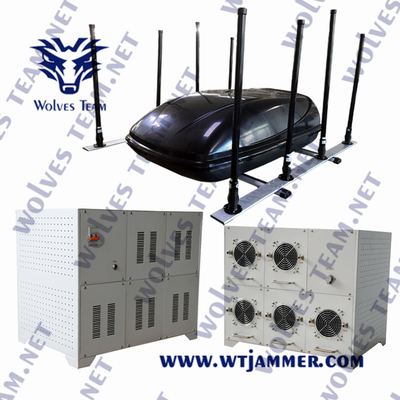 6 Bands High Power WiFi1.2g WiFi2.4G WiFi5.8 GSM900 Gvehicle Drone Jammer