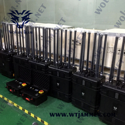 120W High Power Portable 8 Channels GSM 3G 4G 5G Mobile Signal Jammer