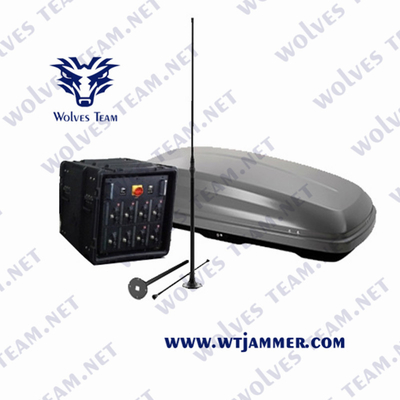 Cell Phone Signal Vehicle Bomb Jammer DDS Multi Band Jamming System WiFi5.8g 3G 4G 5g