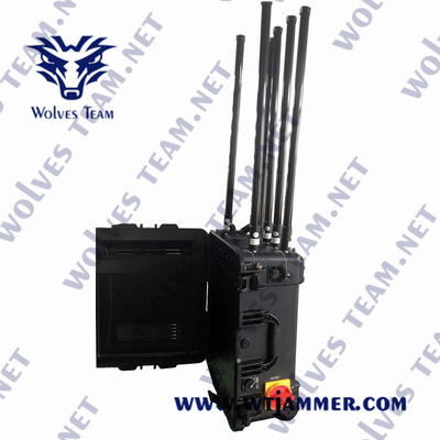 High Power Military Portable Waterproof RC 433 Anti Uav Drone Jammer up to 4000 meters