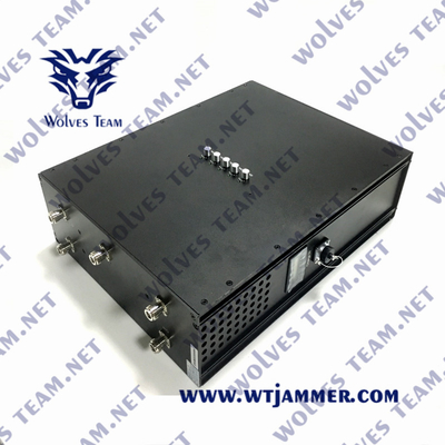 6 Channels 160W GPS WiFi 5.8g Backpack Jammer up to 2000m Drone Signal Jammer