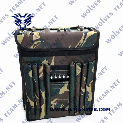 EOD Drone jammer system Anti UAV Remote control IP65 Army Military Drone Jammer  8Km