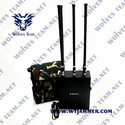 EOD Drone jammer system Anti UAV Remote control IP65 Army Military Drone Jammer  8Km