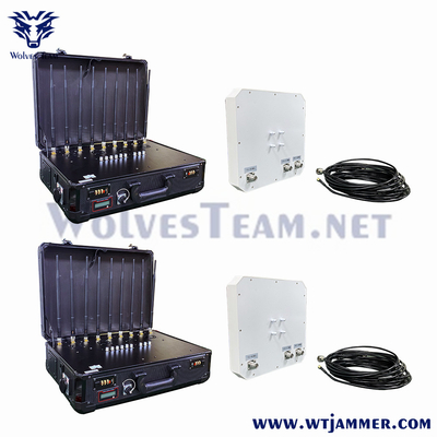 8 Band Portable Handbag WIFI2.4G WIFI5.8G 2G 3G 4G Cell Pone Jammer