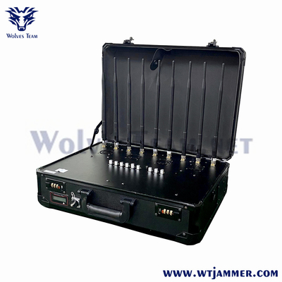 8 Band Portable Handbag WIFI2.4G WIFI5.8G 2G 3G 4G Cell Pone Jammer