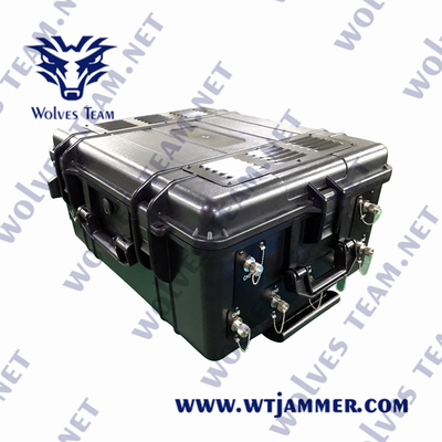 100 Watt Portable 4 Bands Drone Signal Jammer IP65 Waterproof GPSL1 WIFI2.4G WIFI5.8G Signal Jammer