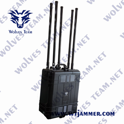 Portable Outdoor startlink GPS  Jammer GPSL1-L5 Signal Jammer Glonass L1/L2 GPS Signal Jammer range 5000 meters