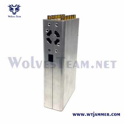 Handheld 14 antenna Signal Jamme Factory sales For 3G 4G 5G WiFi UHF VHF GPS Lojack cell phone signal jammer